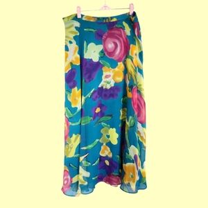Coldwater Creek Floral Skirt (XL)
